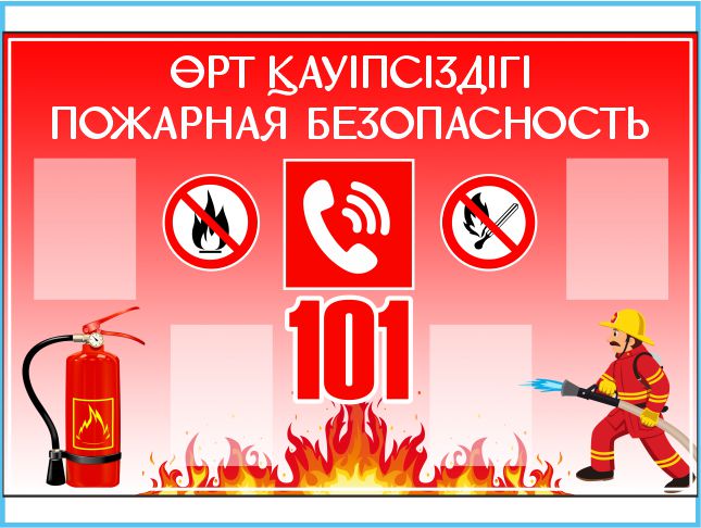 Стенд пожарная безопасность